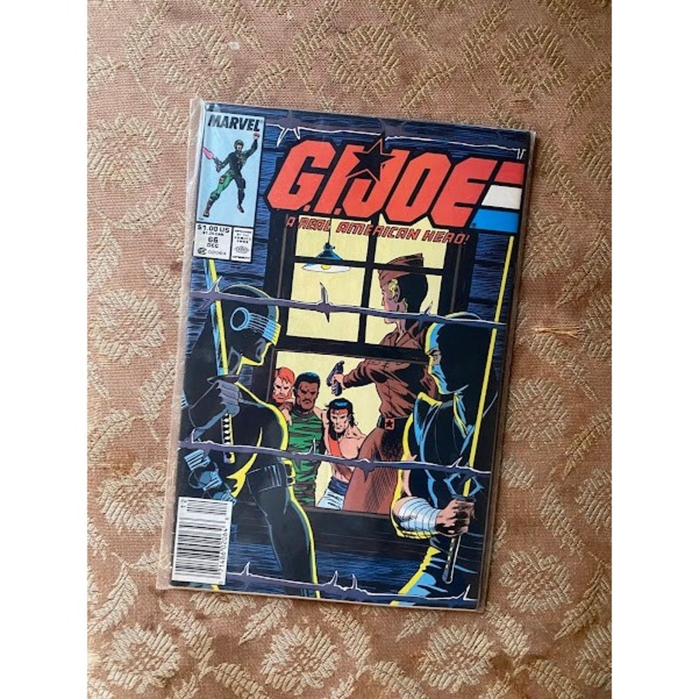 Marvel GI Joe A Real American Hero 66‎ Snake Eyes Storm Shadow Dec 1987 Comic